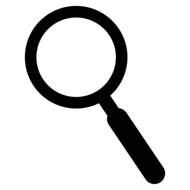 Magnifying glass icon vector . Search icon . Magnifier, research icon symbol illustration