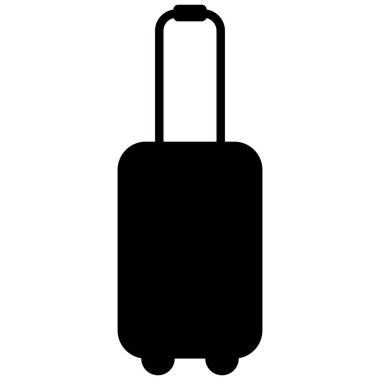 Suitcase icon. travel baggage vector icon. luggage icon