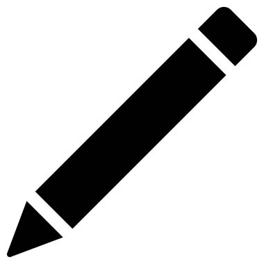 Pencil isolated on white . Pencil icon, edit icon vector for web, computer and mobile app