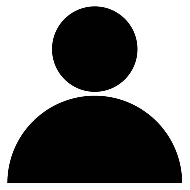 People line icon vector template . Person icon