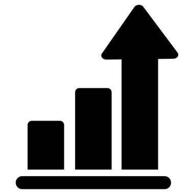 profit icon vector . Growth icon ,