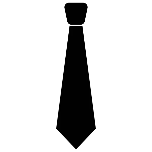 Necktie Icon Tie Icon Trendy Flat Style Isolated White Background — 스톡 벡터