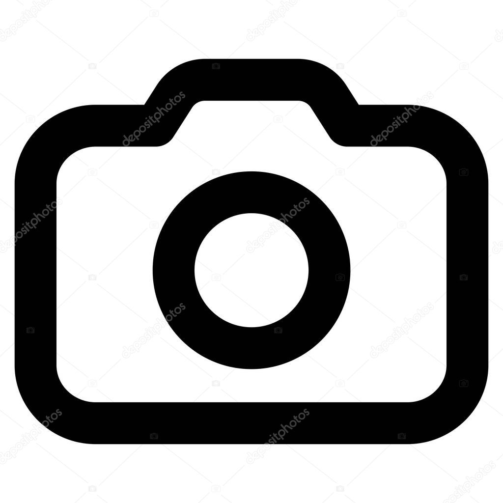 Camera icon . camera photography icon vector isolated on white background