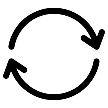 restart arrow refresh reload icon vector