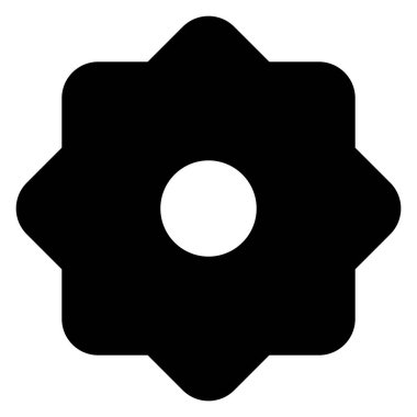 Settings icon vector in trendy style isolated on white background