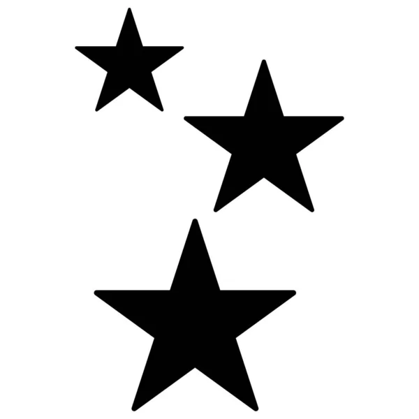 Conjunto Estrelas Ícone Coleção Símbolo Estrela — Vetor de Stock