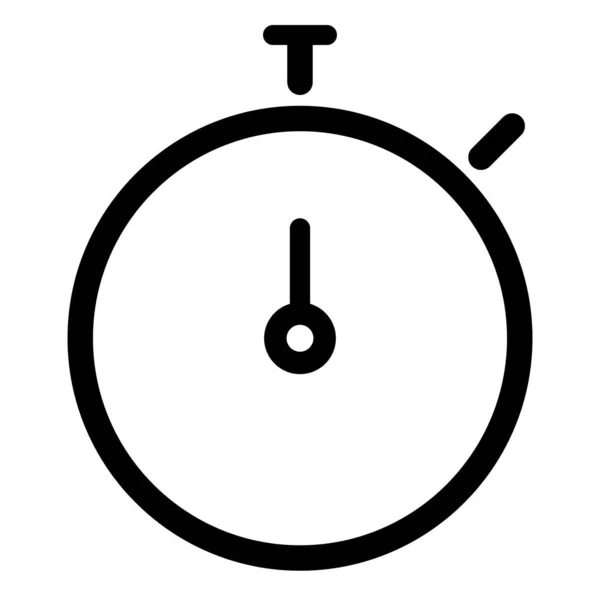 Stoppuhr Symbol Vektor Zeitschaltuhr — Stockvektor