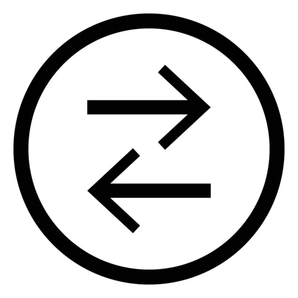 Передача Иконки Изолированного Символа Векторной Иллюстрации Значок Обмена Значок Транзакции — стоковый вектор