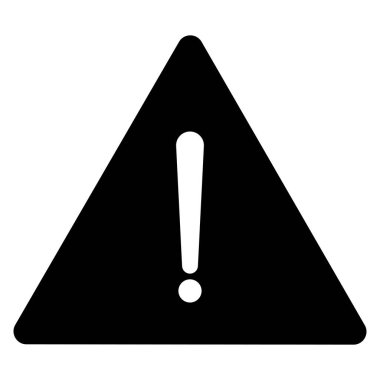 ünlem tehlike işareti, tehlike simgesi, uyarı simgesi ve sembol vektörü