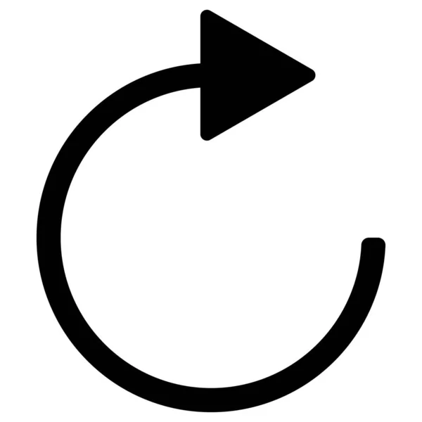 Иконка Кнопки Обновления Перезагрузить Вектор Иконок Веб Сайтов — стоковый вектор