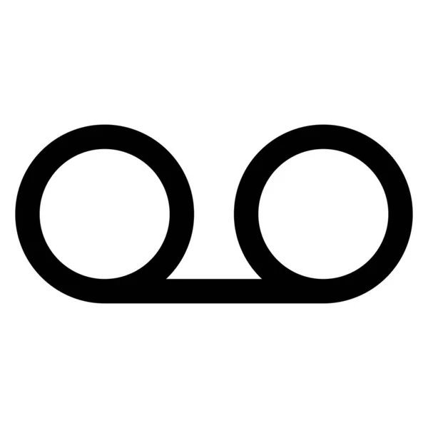 Svarar Maskin Ikon Vektor Röstbrevets Symbol Röstchattsymbol — Stock vektor