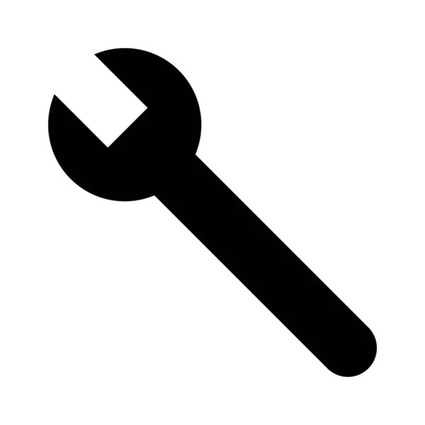 Cheie Icon Vector Simbolul Instrumentului Reparare Eps — Vector de stoc