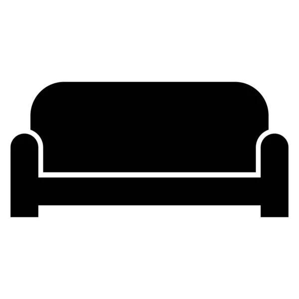 ソファアイコンベクトル 流行のスタイルで家具のアイコンのシンボル ソファアイコン — ストックベクタ