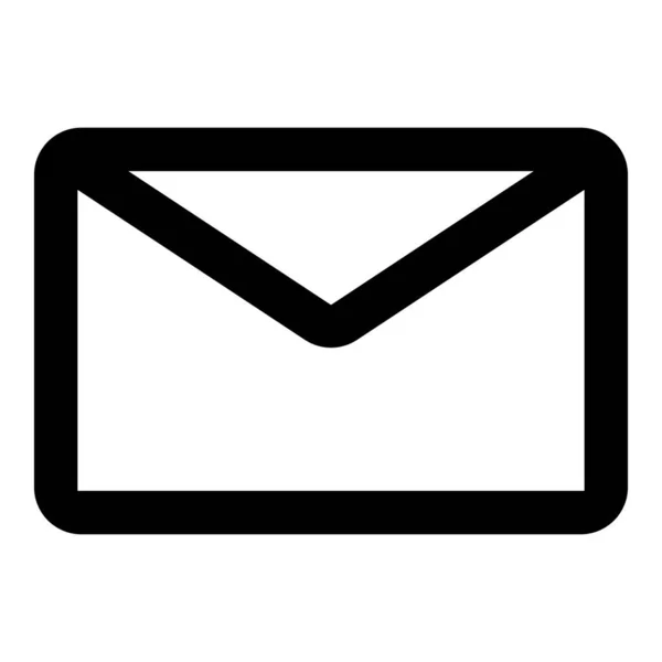 Icono Correo Electrónico Envolvente Icono Correo Mensaje Enviar Símbolo Carta — Vector de stock