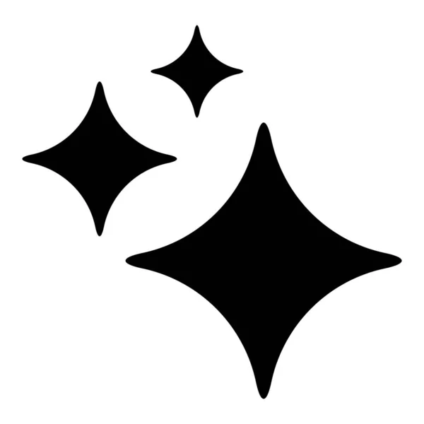 Сяйво Значок Символ Вектор Ізольовані Білому Тлі — стоковий вектор