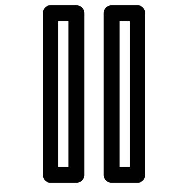 Simge vektörünü durdur. Duraksamanın ana hatları. İşaret simgesini durdur