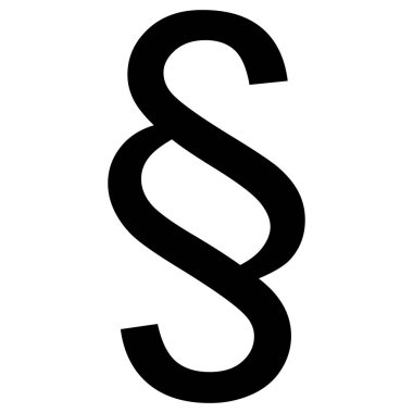 Beyaz arkaplanda izole edilmiş paragraf simgesi vektörü