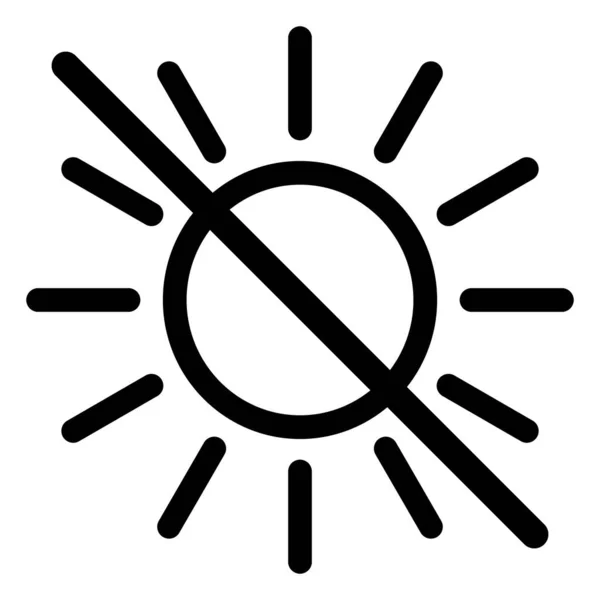 Держитесь Подальше Прямого Вектора Солнечного Света Концепция Упаковки — стоковый вектор