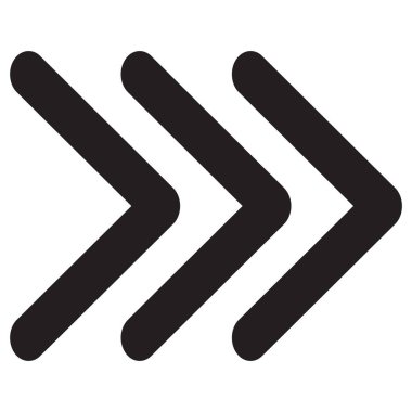 Beyaz arkaplanda ok simgesi izole edildi. Sembol simgesi vektörü