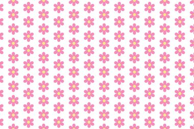 Pembe çiçek deseni. Çiçek arkaplanı. Pembe çiçek duvar kağıdı. Çiçek süsü deseni. Vektör illüstrasyonu