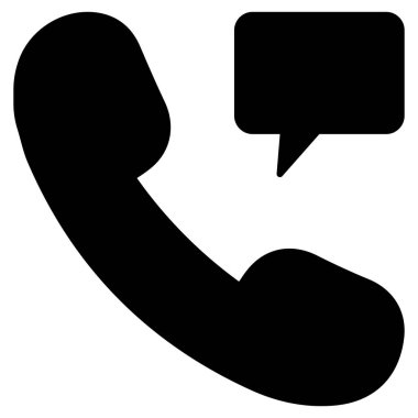 Ara ve sohbet ikonu. Telefon ve konuşma balonu ikonu. Kişi sembolü vektörü