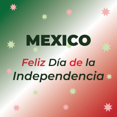 Meksika Bağımsızlık Günü vektör kutlaması