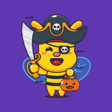 Cadılar Bayramı 'nda korsanlar. 