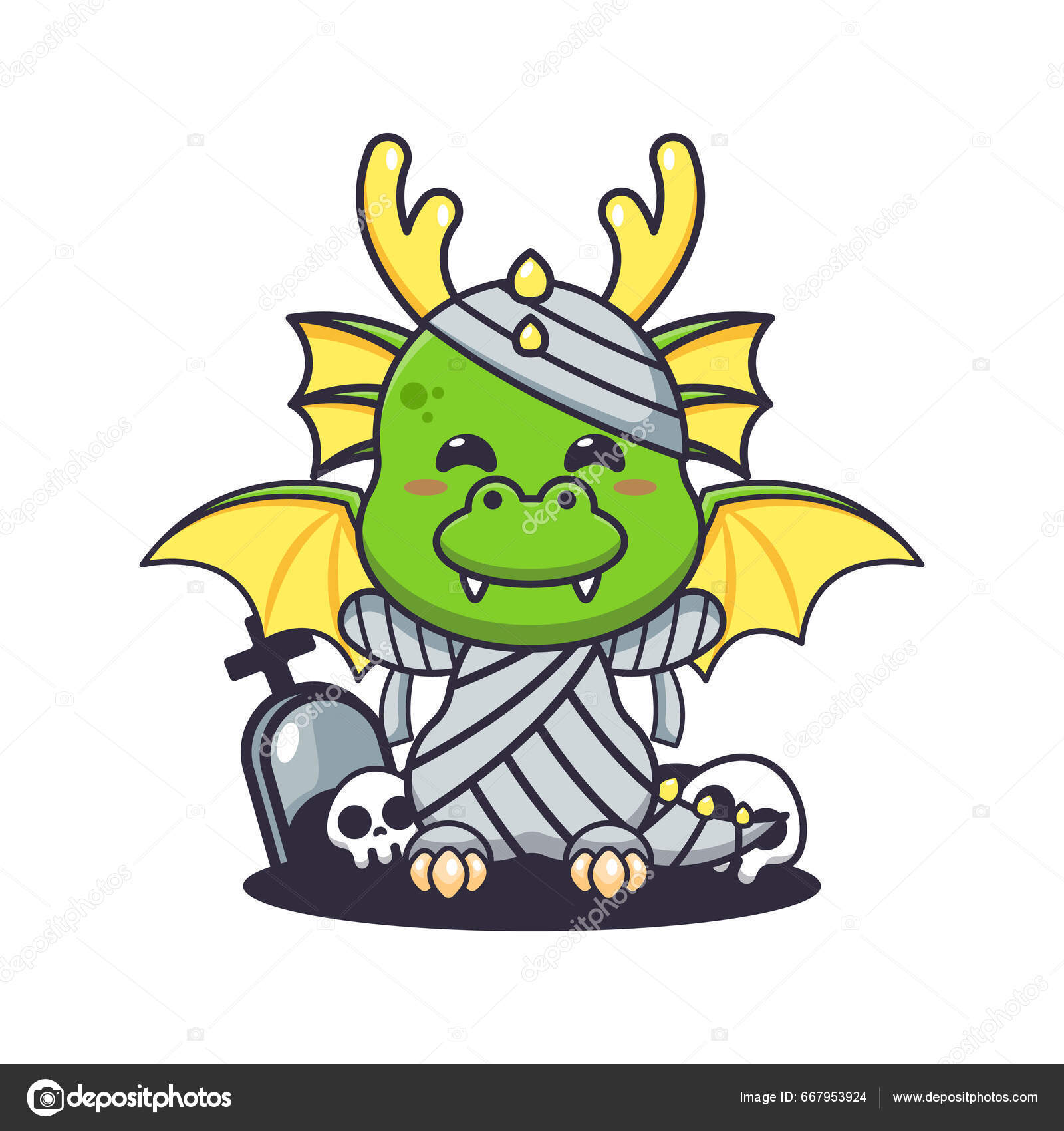 Ilustração dos desenhos animados de um anjo bonito segurando