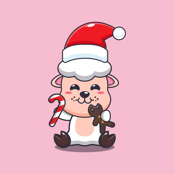 Mão Desenhada Desenhos Animados Natal Esqueleto Kawaii imagem