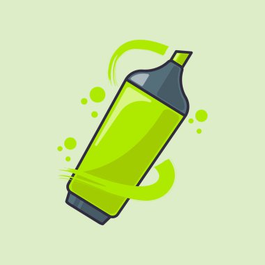 Neon işareti. çizgi film vektör illüstrasyonu.