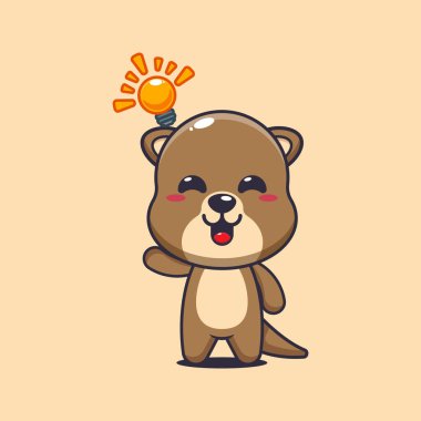 Susamuru çizgi film vektör çizimi bir fikir edinin