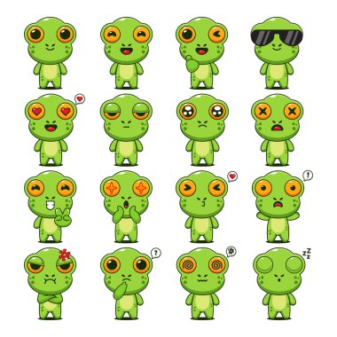 Şirin Kurbağa Çizgi Filmi Maskot Karakteri Çizimi