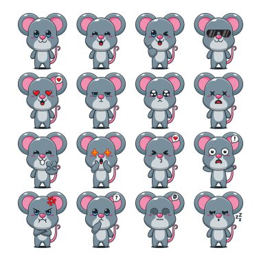 Şirin Fare Çizgi Filmi Maskot Karakteri Çizimi