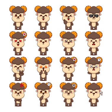 Şirin Ram Çizgi Film Maskotu Çizimi