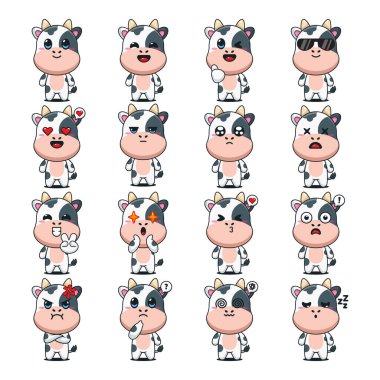 Şirin İnek Çizgi Filmi Maskot Karakteri Çizimi