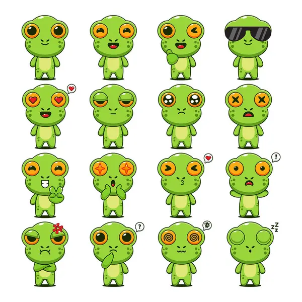 Şirin Kurbağa Çizgi Filmi Maskot Karakteri Çizimi