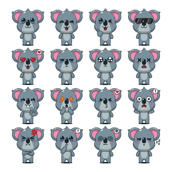 Şirin Koala Çizgi Film Maskot Karakteri Çizimi