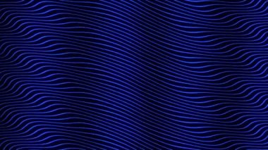 Abstract Geometric Background with Distorted Curved Lines. Wavy Stripes with 3d Effect.