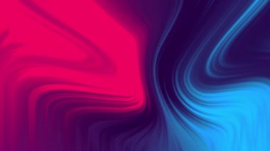 Fluid Gradient blue and pink curve, colorful abstract background animation.