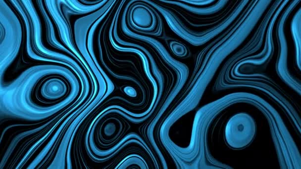 Liquid Marble Abstract Wavy Twisted Texture Animation — Stok Video