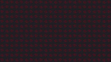 The geometric abstract triangle pattern motion background. Graphic modern red color pattern on dark background animation.