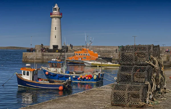 Fiskebåtar Vid Donaghdee Hamn Nordirland — Stockfoto