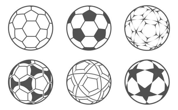 足球或足球平面矢量图标简单的黑色风格 矢量图形