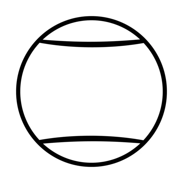 Икона Теннисного Мяча Модном Плоском Стиле — стоковый вектор