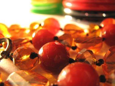 Değerli mücevher koleksiyonu..