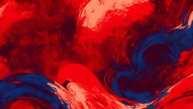 Renkli fırça darbelerinin soyut arkaplanı. fırçalanmış canlı duvar kağıdı. resmedilmiş sanat eseri. Eşsiz ve yaratıcı illüstrasyon