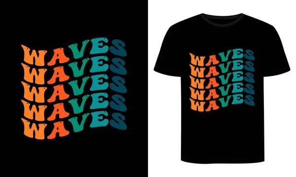 Summer Shirt Design Typography Summer Shirt Design — Stock Vector