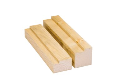 milled wooden slats, in various sizes clipart