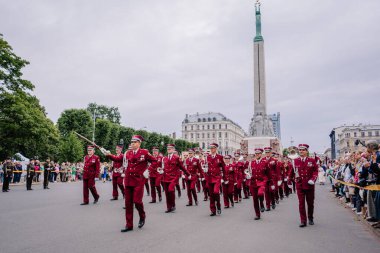  27 Ulusal Şarkı ve Dans Festivali, Başkent Riga 'da festival açılış töreni