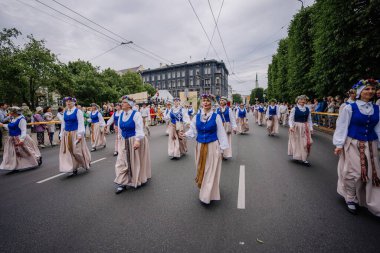 27 Ulusal Şarkı ve Dans Festivali, Başkent Riga 'da festival açılış töreni
